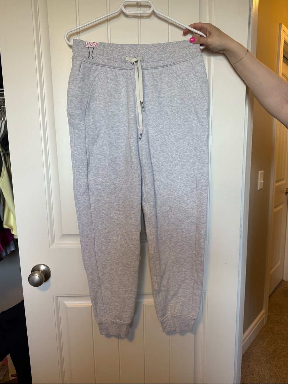lululemon athletica Light Gray Track Joggers